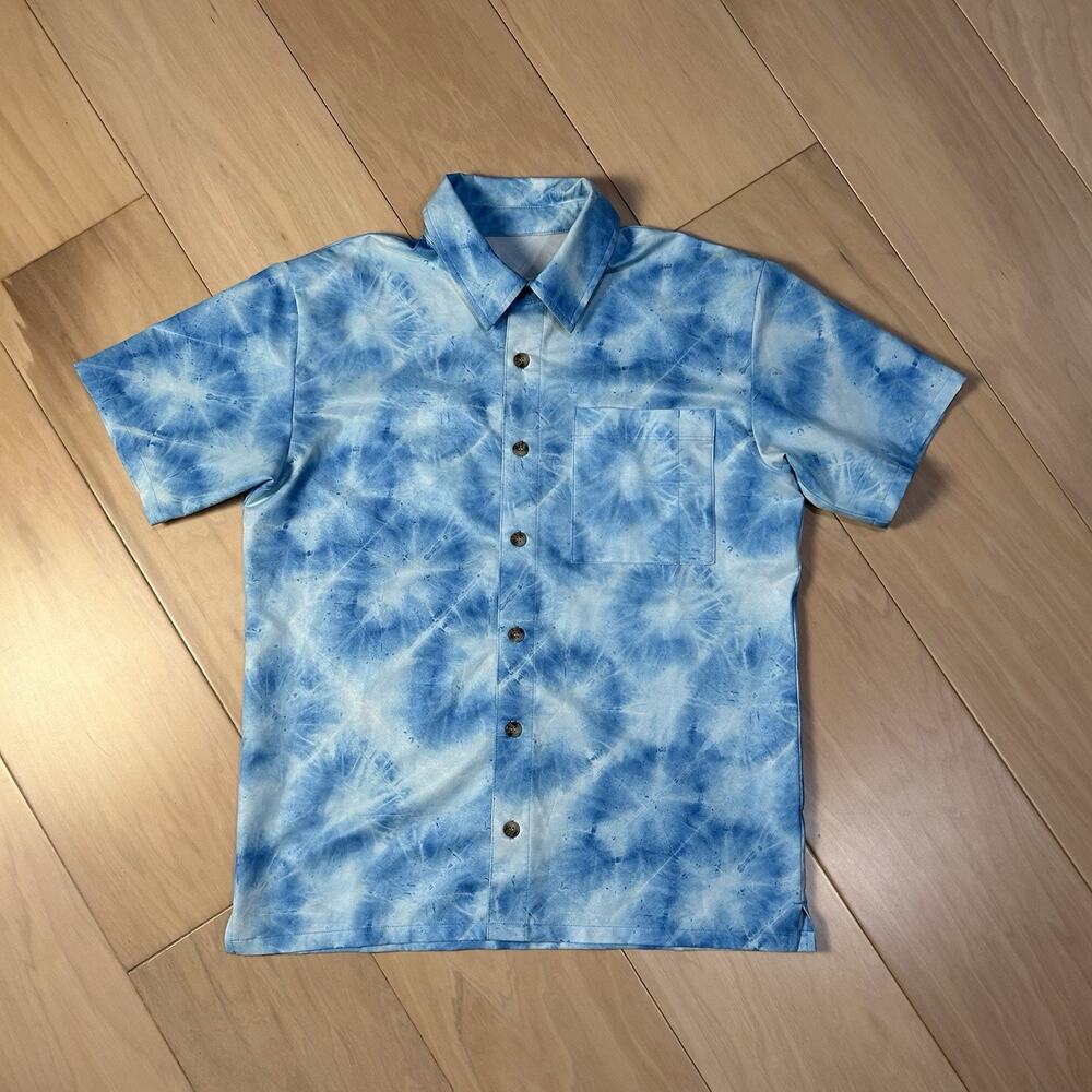 Wild Rye Lucy Party Shirt Tie Dye Button Up Top Women’s 4